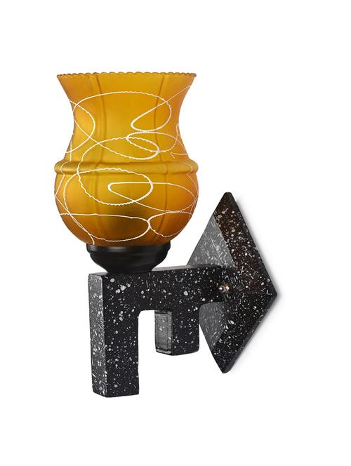 marvel design stylish black white wood wall lamp/ light of colorful glass shade -fg48 - 18837901 - Very Small Image - 1