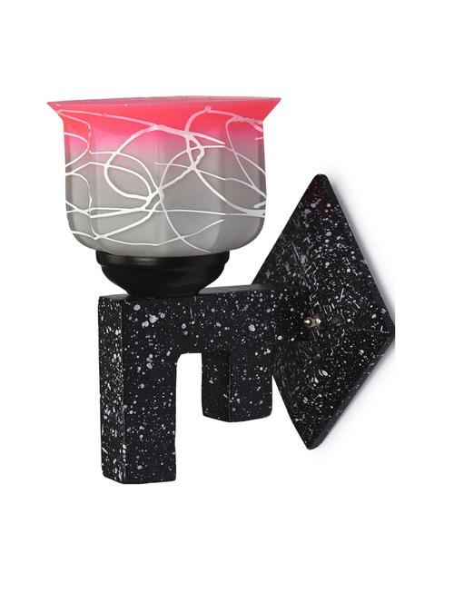 marvel design stylish black white wood wall lamp/ light of colorful glass shade -x64 - 18837964 - Very Small Image - 1