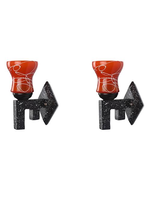 marvel design stylish wood wall lamp/ light of colorful glass shade (set of two)-x66 - 18837971 - Very Small Image - 1