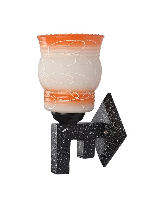 marvel design stylish black white wood wall lamp/ light of colorful glass shade -x73 - 18837991 - Very Small Image - 1