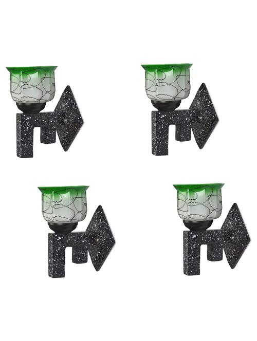 marvel design stylish wood wall lamp/ light of colorful glass shade (set of four)-xa78 - 18838008 - Very Small Image - 1