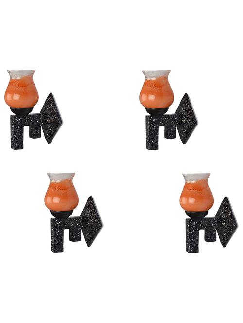 marvel design stylish wood wall lamp/ light of colorful glass shade (set of four)-xa9 - 18838038 - Very Small Image - 1