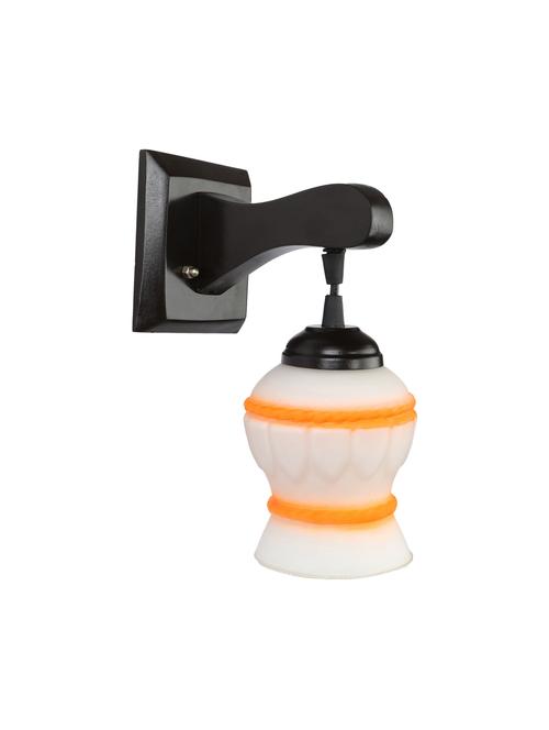 decorative pendent wall lamp/ light, glass & wood -a121 - 18838210 - Very Small Image - 1