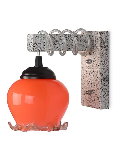 designer black white wood pendant wall light / night lamp of colorful glass shade -ty34 - 18838231 - Very Small Image - 1