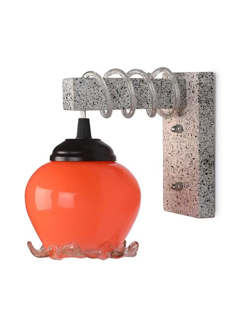 designer wood pendant wall light / night lamp of colorful glass shade (set of two)-w36 - 18838232 - Very Small Image - 1