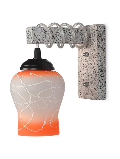 designer black white wood pendant wall light / night lamp of colorful glass shade -ty37 - 18838243 - Very Small Image - 1