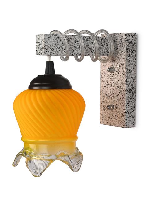 designer black white wood pendant wall light / night lamp of colorful glass shade -ty43 - 18838261 - Very Small Image - 1