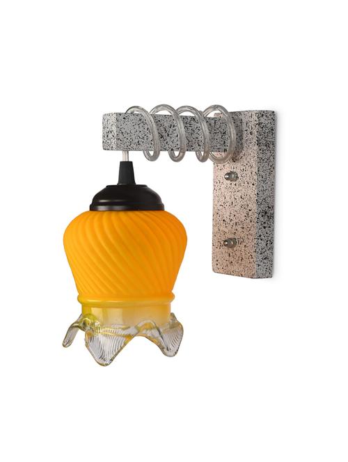 designer wood pendant wall light / night lamp of colorful glass shade (set of two)-w46 - 18838262 - Very Small Image - 1