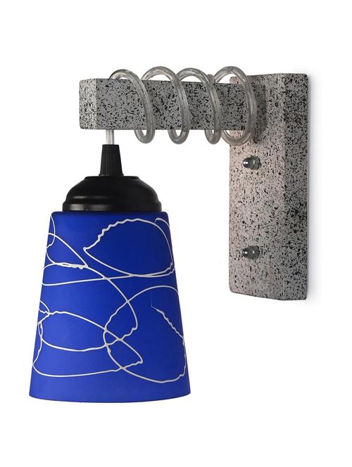 designer black white wood pendant wall light / night lamp of colorful glass shade -ty45 - 18838267 - Very Small Image - 1