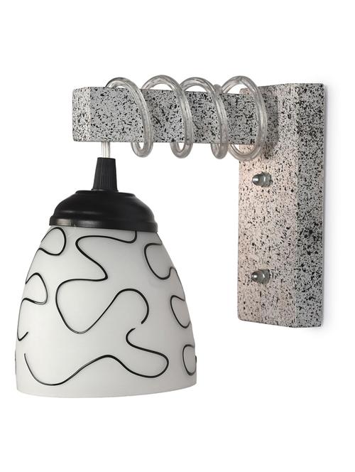 designer black white wood pendant wall light /night lamp of colorful glass shade -j34 - 18838270 - Very Small Image - 1