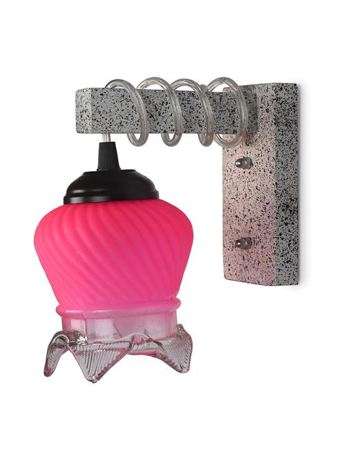 designer black white wood pendant wall light / night lamp of colorful glass shade -w7 - 18838297 - Very Small Image - 1