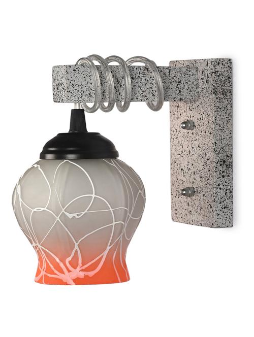 designer black white wood pendant wall light / night lamp of colorful glass shade -ty67 - 18838324 - Very Small Image - 1