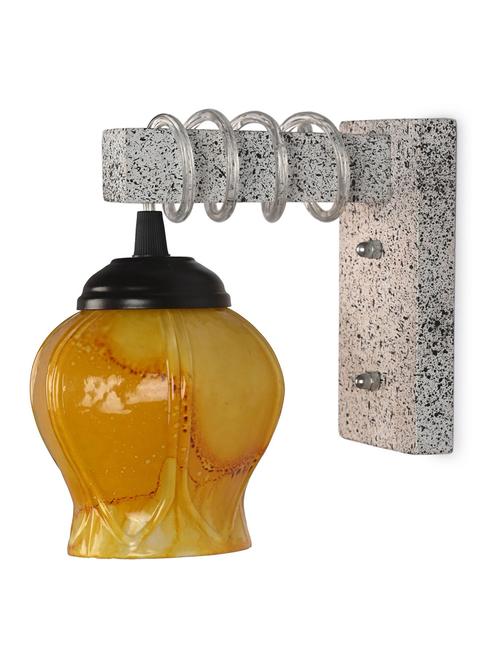 designer black white wood pendant wall light / night lamp of colorful glass shade -ty69 - 18838327 - Very Small Image - 1