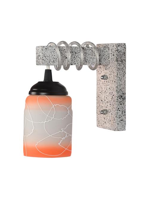 designer wood pendant wall light / night lamp of colorful glass shade (set of two)-w80 - 18838342 - Very Small Image - 1