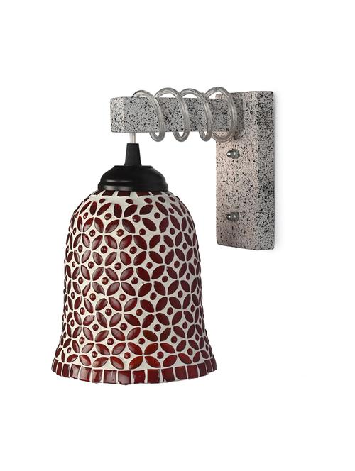 designer black white wood pendant wall light / night lamp of colorful glass shade -ty49 - 18838425 - Very Small Image - 1