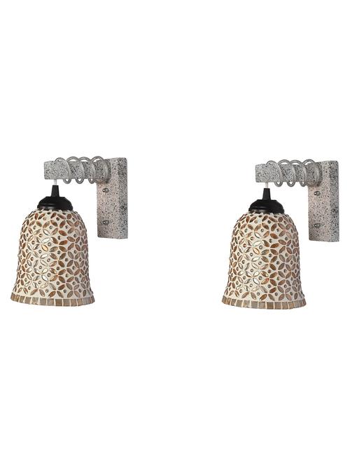 designer wood pendant wall light / night lamp of colorful glass shade (set of two)-w4 - 18838432 - Very Small Image - 1