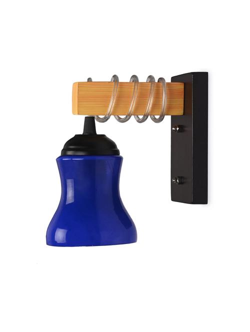 modern design colorful wood wall lamp/ light with hand decorated glass shade (set of 2) -y60 - 18838528 - Very Small Image - 1