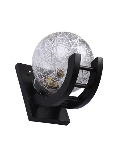 globe shape wall lamp/ night lamp, hand decorative with stylish wood fitting -a1, pack of 1 - 18838617 - Very Small Image - 1