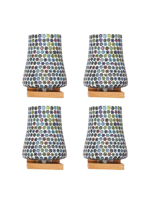 mosaic decorative led compitable sconce wall lamp light -n1, pack of 4 - 18838663 - Very Small Image - 1
