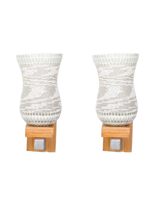 mosaic decorative led compitable sconce wall lamp light -ae1, pack of 2 - 18838698 - Very Small Image - 1