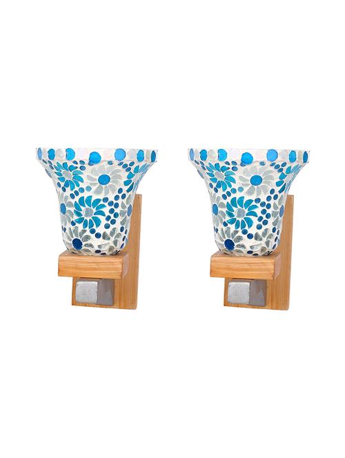 mosaic decorative led compitable sconce wall lamp light -ah1, pack of 2 - 18838704 - Very Small Image - 1