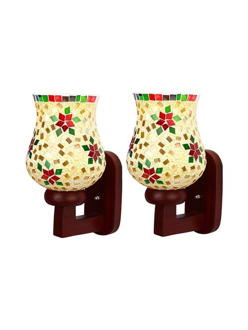 mosaic decorative led compitable sconce wall lamp light -bp1, pack of 2 - 18838780 - Very Small Image - 1