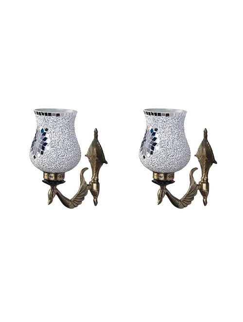 mosaic decorative led compitable sconce wall lamp light -bu1, pack of 2 - 18838795 - Very Small Image - 1