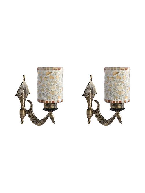 mosaic decorative led compitable sconce wall lamp light -bx1, pack of 2 - 18838804 - Very Small Image - 1