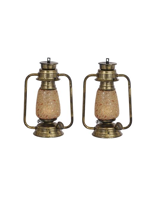 vintage wall lamp light of antique lantern design, pack of 2 - 18838911 - Very Small Image - 1