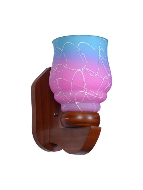 new design glass royal look decorative wall lamp, wooden fitting- a2 - 18840527 - Very Small Image - 1