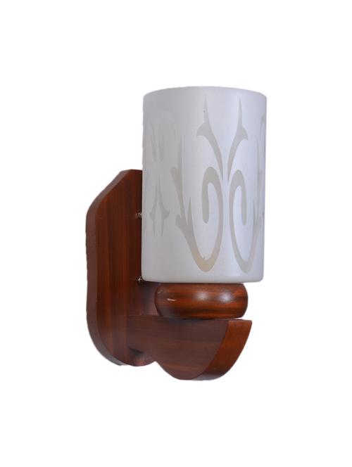new design glass royal look decorative wall lamp, wooden fitting- a8 - 18840533 - Very Small Image - 1
