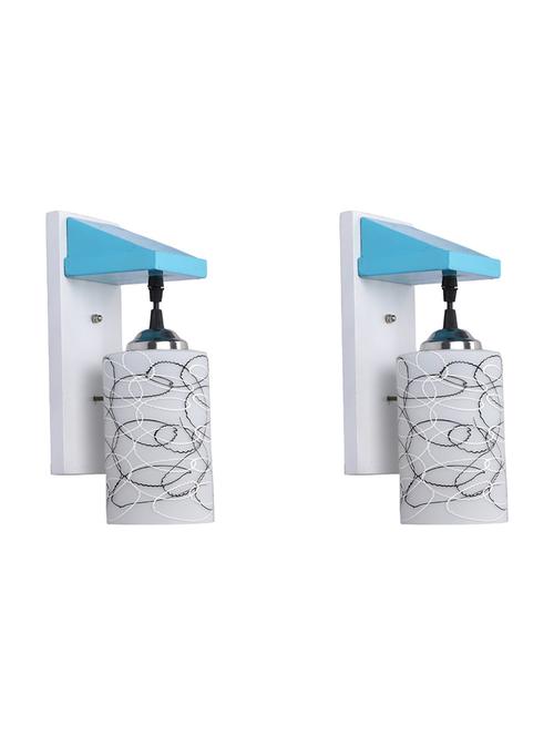 hut shape wood pendant wall lamp/ wall light with decorated glass - 18840782 - Very Small Image - 1