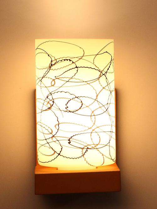 wallchiere wall lamp/ light with decorative colorful shade & stylish fitting - 18840785 - Very Small Image - 1