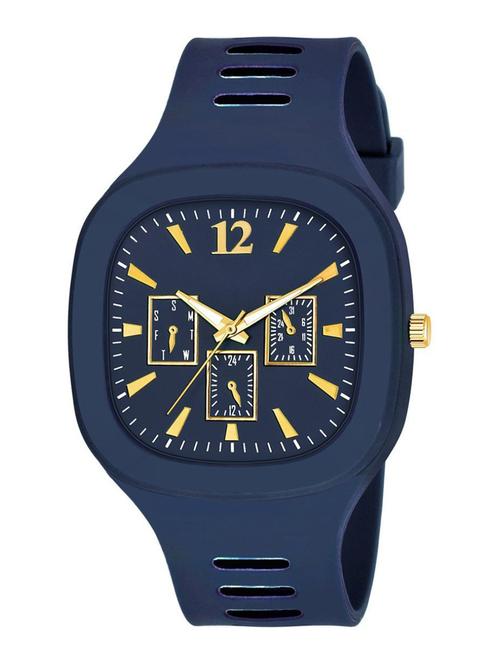 full black fancy dial sport pu belt watch & king brecelet for men - 18844340 - Very Small Image - 1
