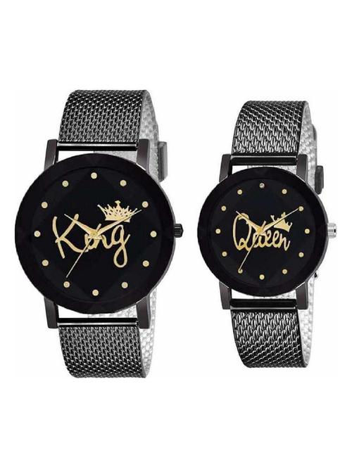designer stylish white-black dial golden banglewomen watch - 18844370 - Very Small Image - 1
