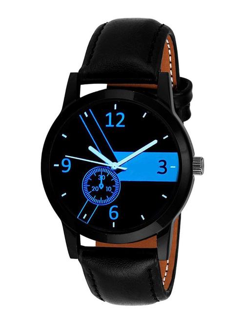 date and day smart display blue dial analog watch - 18844373 - Very Small Image - 1