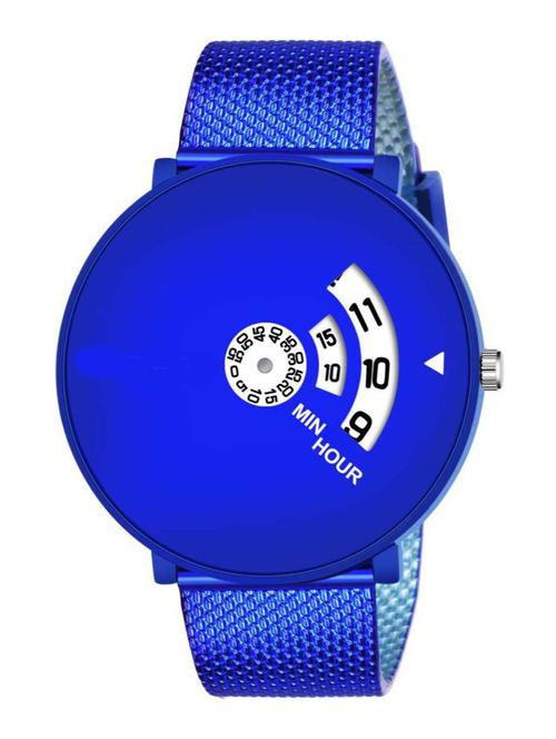 club blue saffer pu belt watch analog watch - for boys & girls - 18844409 - Very Small Image - 1