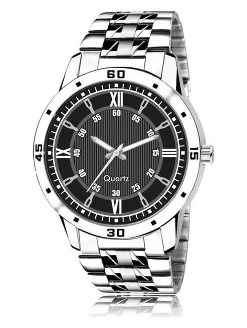 adjustable length black dial analog watch - 18844631 - Very Small Image - 1