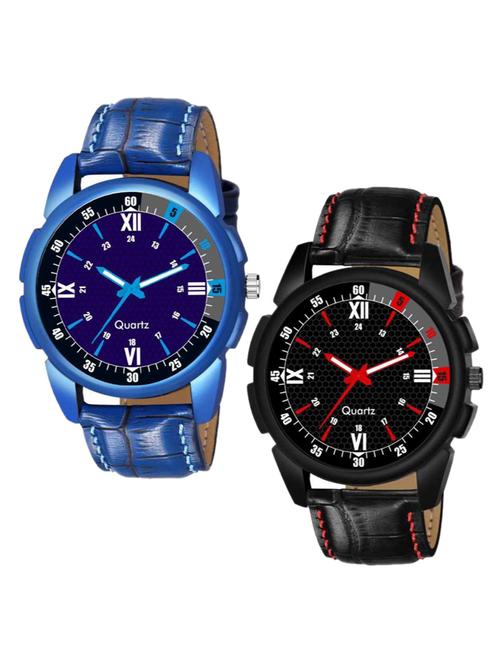 combo pack of 2 analog watch - 18844658 - Very Small Image - 1
