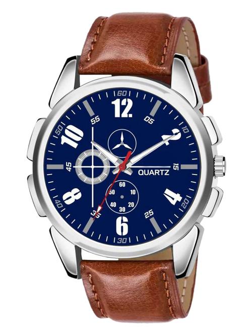 leather belt analog watch - 18844822 - Very Small Image - 1