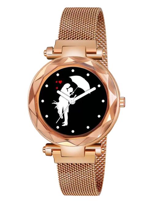 rose gold magnet belt girl watch - 18844910 - Very Small Image - 1