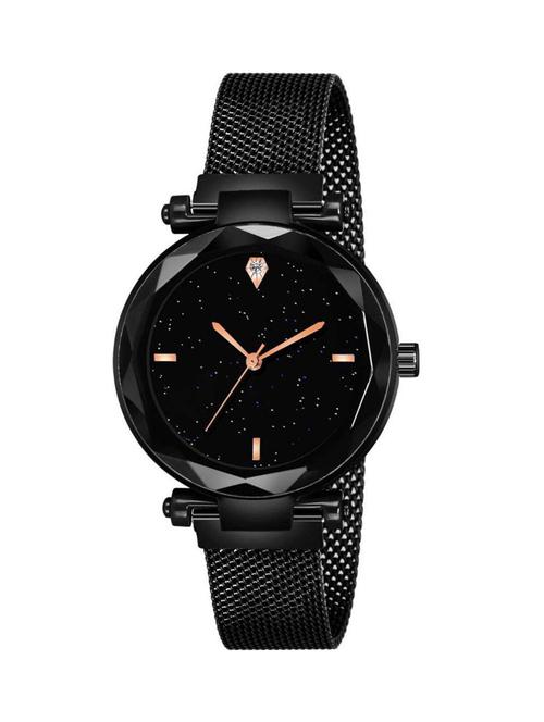 black belt analog watch - 18845218 - Very Small Image - 1