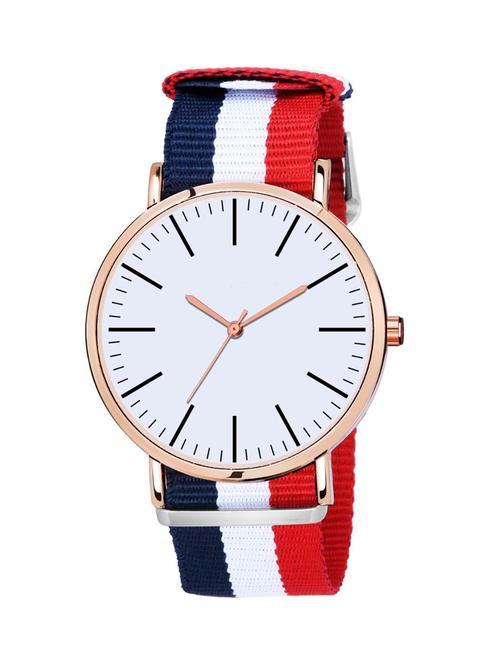 fabric strap men analog watch - 18845251 - Very Small Image - 1
