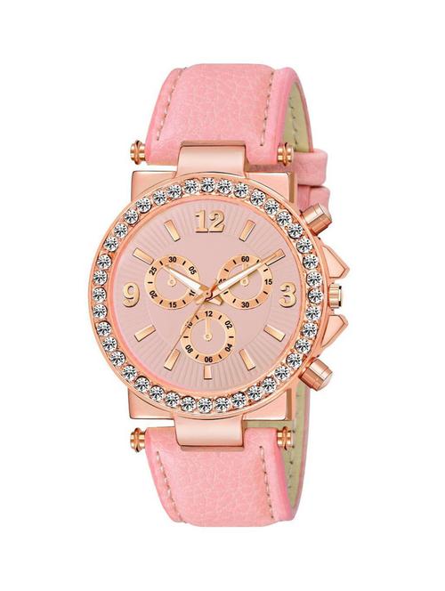 leather belt analog watch - 18845344 - Very Small Image - 1