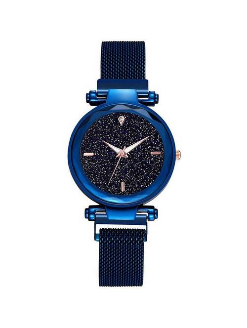 fourdiamond diomond luxury mesh magnet buckle starry sky quartz watches for girls fashion clock analog analog watch - 18845525 - Very Small Image - 1