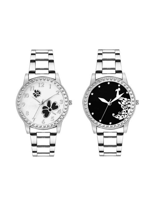 fashion opera women combo analog watches with stylish look and metal chain for girls and women analog watch - 18845533 - Very Small Image - 1