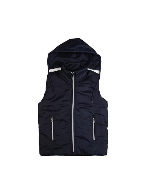 navy blue cotton quilted jacket - 18847910 - Very Small Image - 1