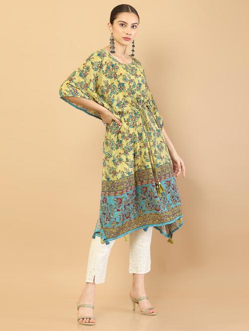 printed kaftan kurta - 18859954 - Very Small Image - 1
