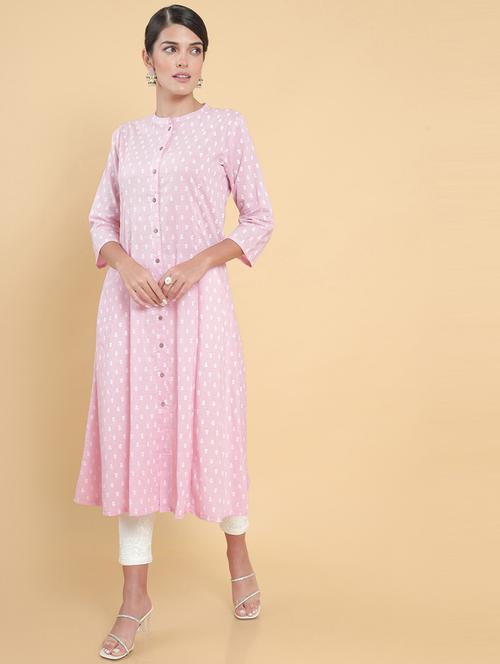 women's front slit kurta - 18861344 - Very Small Image - 1