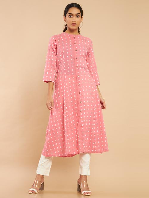 women's front slit kurta - 18861346 - Very Small Image - 1